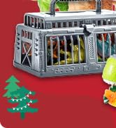 BU6 Christmas dinosaur play set