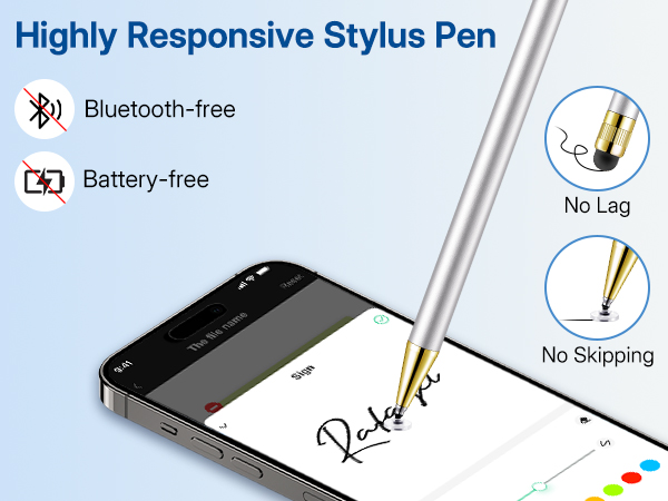Stylus Pen for iPad Pencil Stylus Pen for Touchscreen Stylus Pens iPad Stylus Pen for iPhone Android