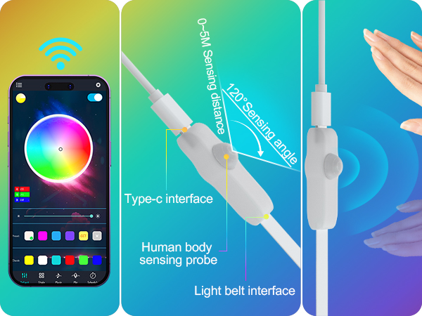 motion activated led light strip