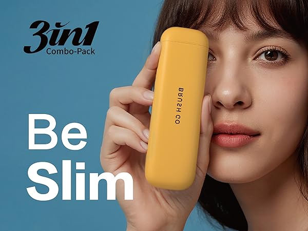 MIPOW BRUSH GO Slim i4 Slim Pro i4 Electric Toothbrush E-toothbrush Brush Head Sonic Vibrate Yellow