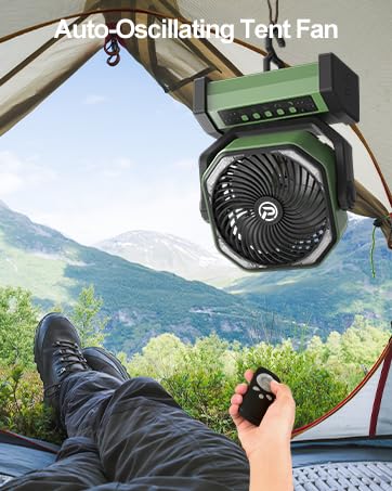 camping fan with remote