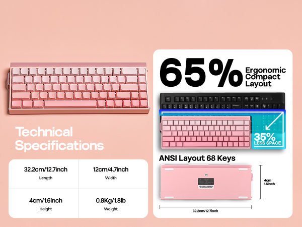 Wired Magnetic Gaming Keyboard