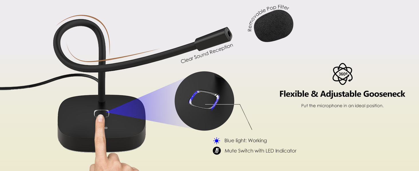 USB laptop microphone