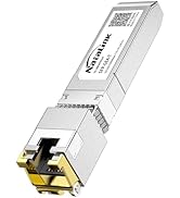 SFP to RJ45 Network Transceiver Module, Gigabit Ethernet Converter (SFP-GE-T-1.25G: 100M, 1-Pack)