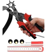 Professional Belt Hole Puncher for Leather - KingTool Leather Hole Punch, Leather Hole Punch Tool...