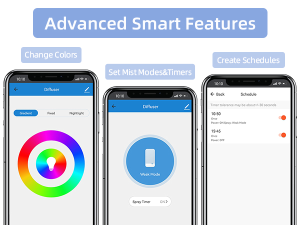 app control diffuser