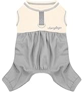 TENGZHI Dog Pajamas Small Dog Shirt Clothes for Girls Boys Cute Puppy Cat Outfits Onesies with Le...
