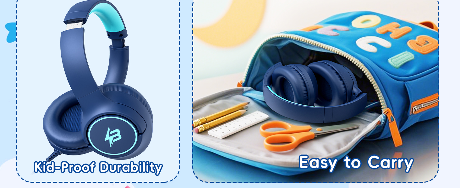 headphones for kids for school