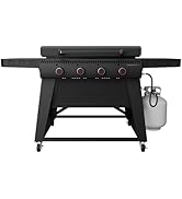 Camp Chef Gridiron 36 - Outdoor Griddle Grill with Flamethrower Ignition &amp; Hidden Grease Catcher ...