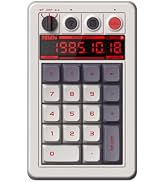 8BitDo Retro 18 Mechanical Numpad, Supports Calculator Mode, Bluetooth/2.4G/Wired Numpad for Wind...