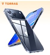 TORRAS Crystal Clear for iPhone 17 Pro Max Case, [Anti-Yellowing][Military-Grade Protection], Sli...