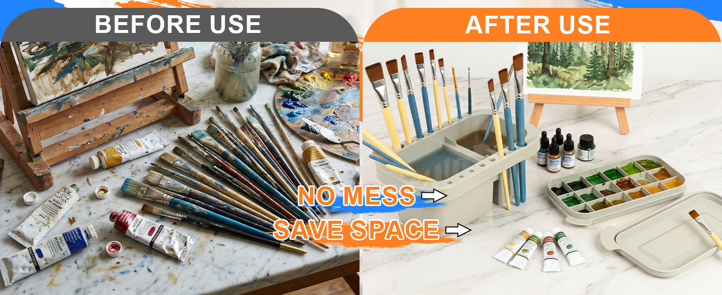 Paint Brush Organizer