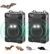 Rodent Repellent for Car Engine, Ultrasonic Mouse Repellent Battery Powered Rat Deterrent Under H...