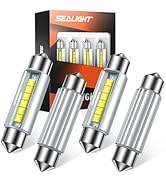 SEALIGHT 578 LED Bulb Super Bright 6500K White 212-2 569 6411 6418 6451 211-2 LED Bulb Interior C...