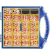 haisstronica 220PCS Battery Cable Ends Kit,110PCS AWG 8 6 4 2 1 Heavy Duty Copper Wire Lugs Ring ...