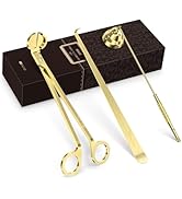 RONXS Candle Wick Trimmer, 3 in 1 Candle Snuffer, Wick Cutter &amp; Candle Wick Dipper, Candle Care K...