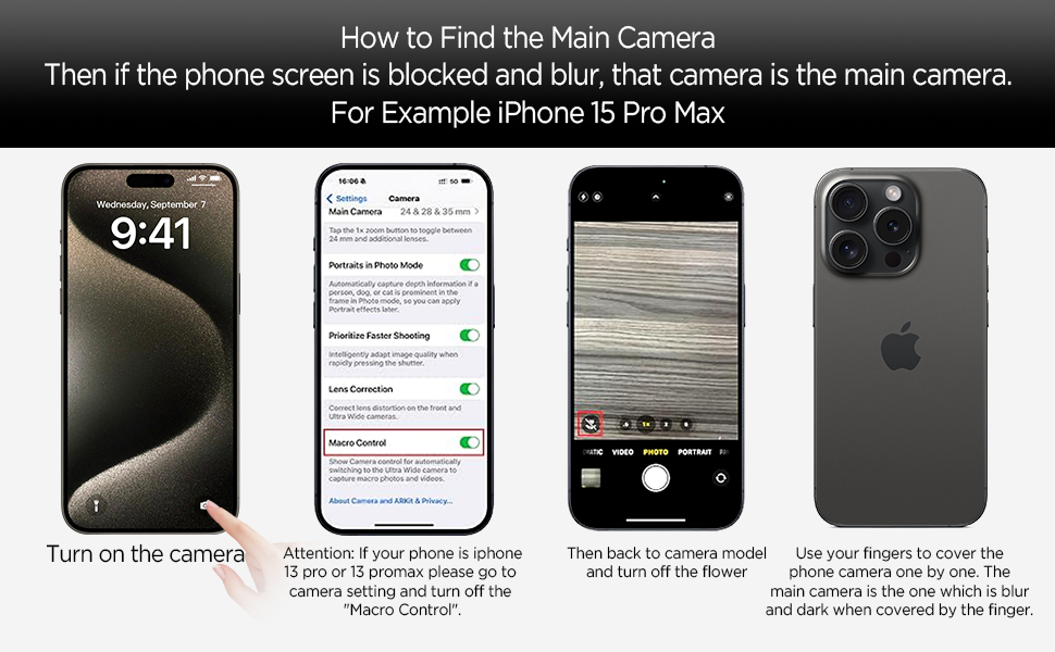 210° Fisheye Lens for iPhone and Samsung Smartphones