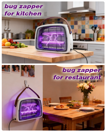 Bug zapper for kitchen