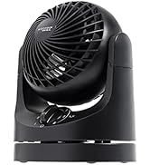 IRIS USA WOOZOO Desk Fan, Oscillating Table Air Circulator, 3 Speeds, 32ft Max Air Distance, 112°...