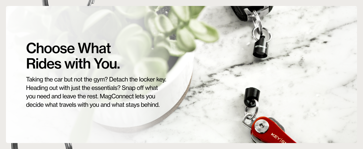 magnetic keychain key holder