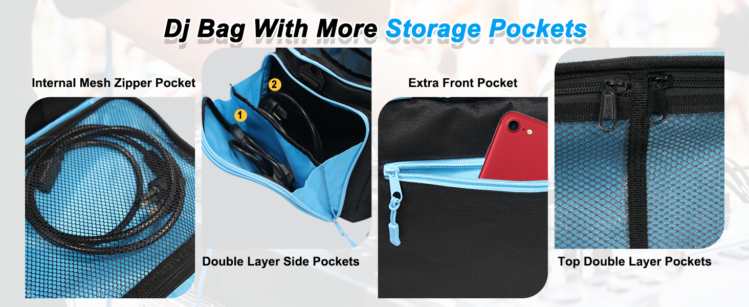 MYDAYS Large DJ Cable Bag