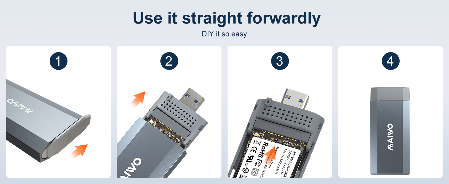 USB 3.0 mSATA SSD Enclosure
