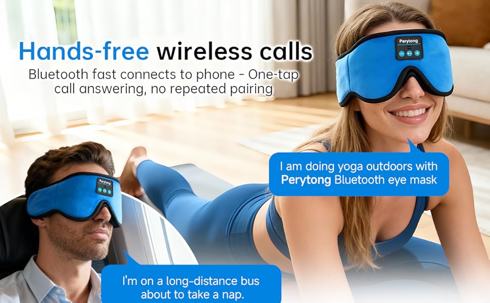 Bluetooth sleep mask, sleep headphones, eye mask with headphones, sleeping headphones