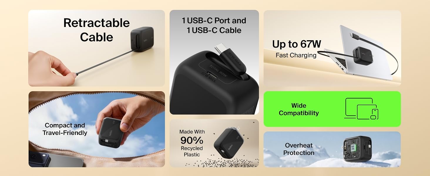 Retractable Wall Charger