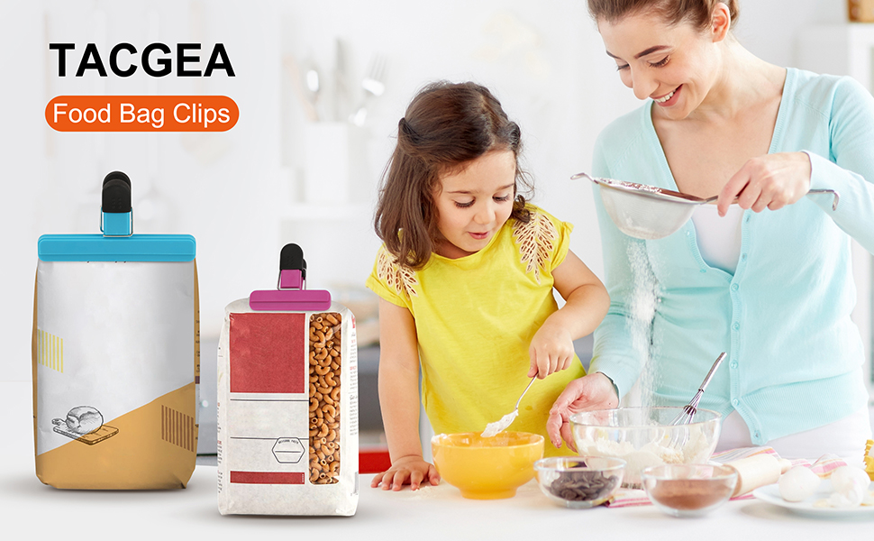 tacgea food bag chip clips