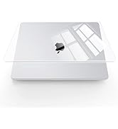 soonjet Compatible with MacBook Air 13 inch Case, Crystal Clear Shell, Fits 2022-2025 M4/M3/M2 Mo...