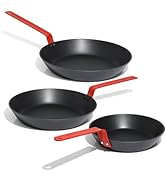 SENSARTE Nonstick Frying Pan Set 3-Piece, Oven Safe Skillets with Swiss Coating, Induction Compat...