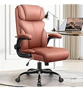 HeroSet Office Chair, Ergonomic Big and Tall Computer Desk Chairs, Executive Breathable Leather C...