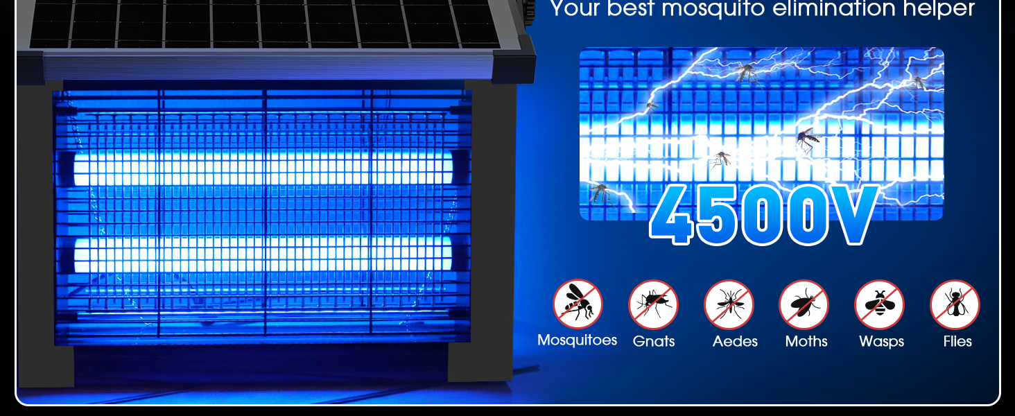 solar mosquito zapper outdoor