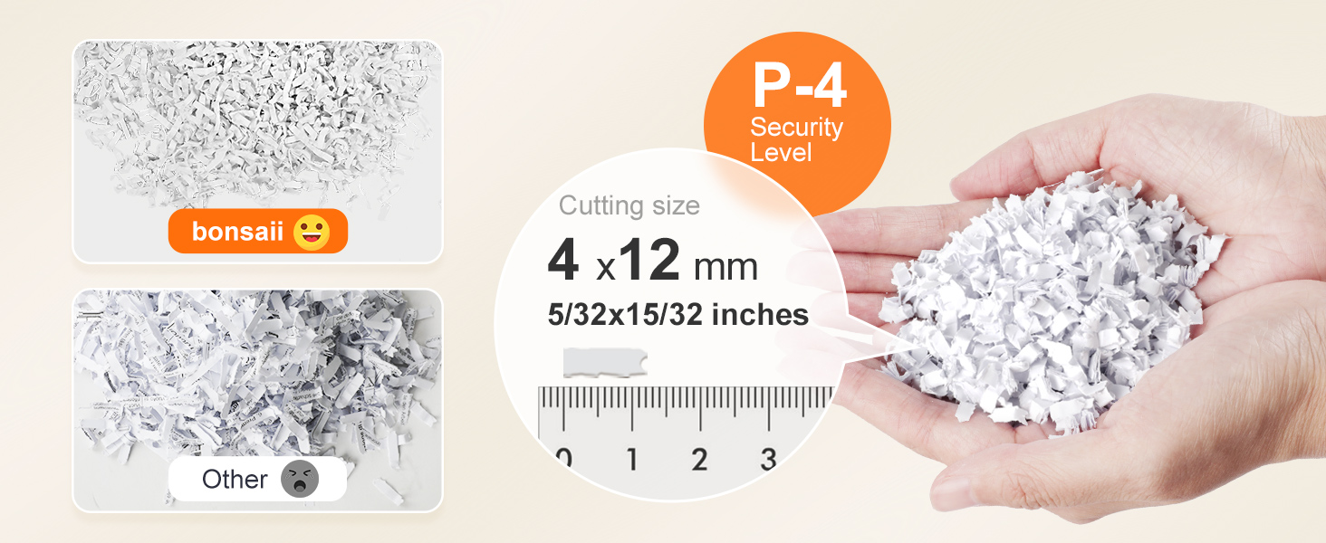 Bonsaii Heavy Duty Paper Shredder for Office
