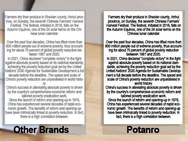  clearer to make the printing quality better