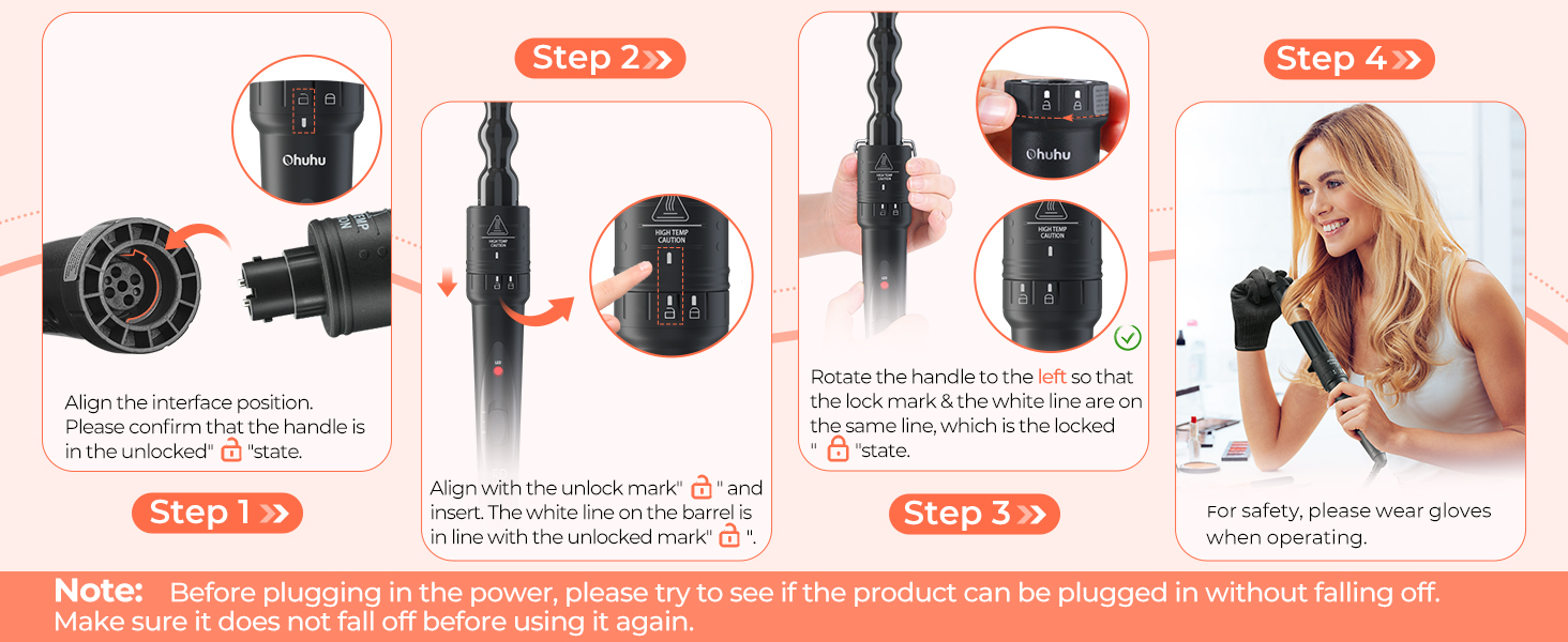 5 in 1 curling wand set