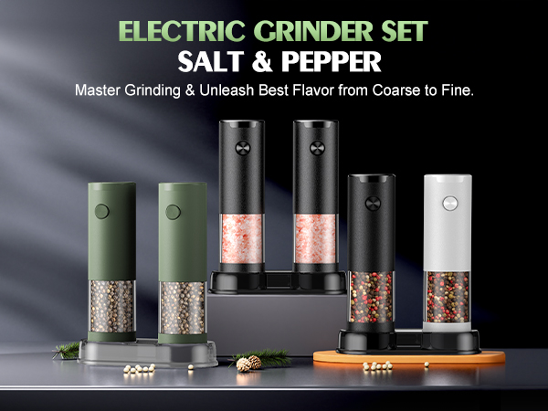 salt and pepper grinder set