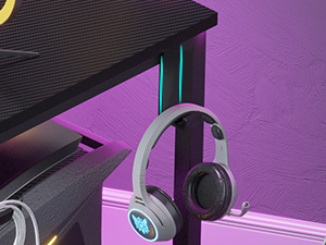 desk with storage