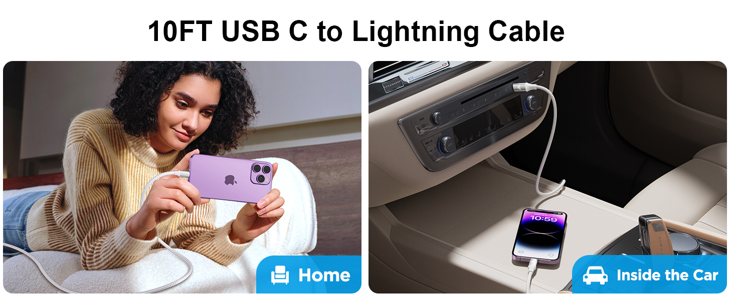 USB C to Lightning Cable