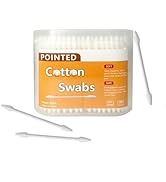 Pointed Cotton Buds,Precision cotton swabs for Personal care, Makeup, Cleaning 300pcs