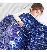 Solfres 7lbs Weighted Blanket for Kids, 41 x 60 Inches, Printing Heavy Blanket 7 Pounds for Child...