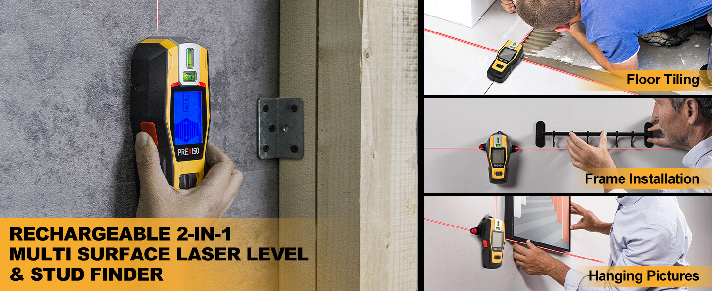 stud finder with laser level stud finder wall scaner level tool
