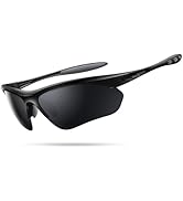 Lamicall 22g Polarized Sports Sunglasses for Men Women - UV400 Protection Sun Glasses for Driving...