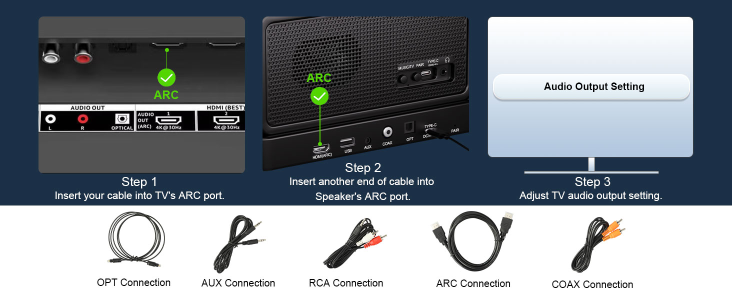 Wireless Speaker for TV for Hearing Impaired