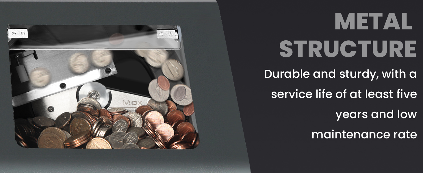 cs-610s+pro heavy duty coin sorter machine