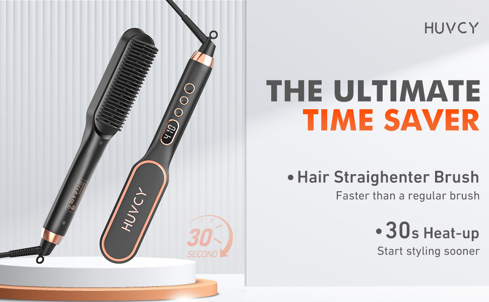 straightener brush