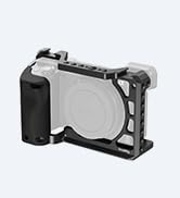 SmallRig Cage with Silicone Handgrip &amp; Cold Shoe for Sony a6100, a6300, a6400-3164
