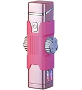 GADATOP Electric Lighter Metal Body Lighter Windproof Lighter USB Rechargeable Flameless Lighter ...