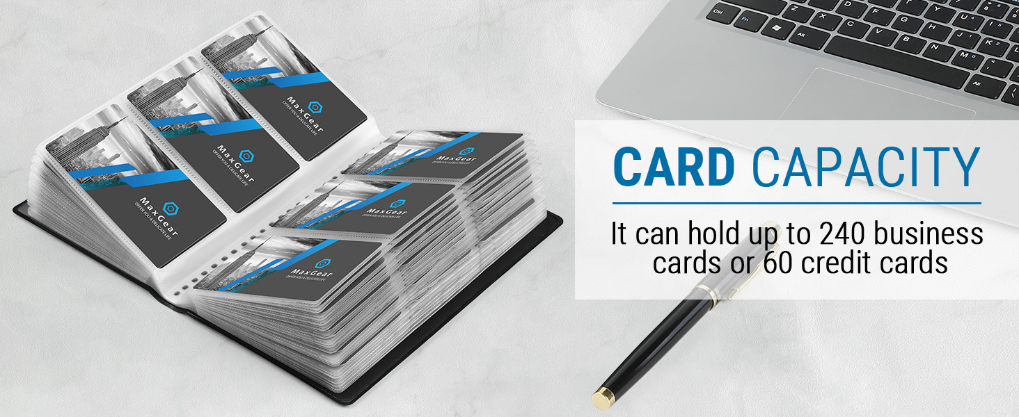 Business Card Holder Book