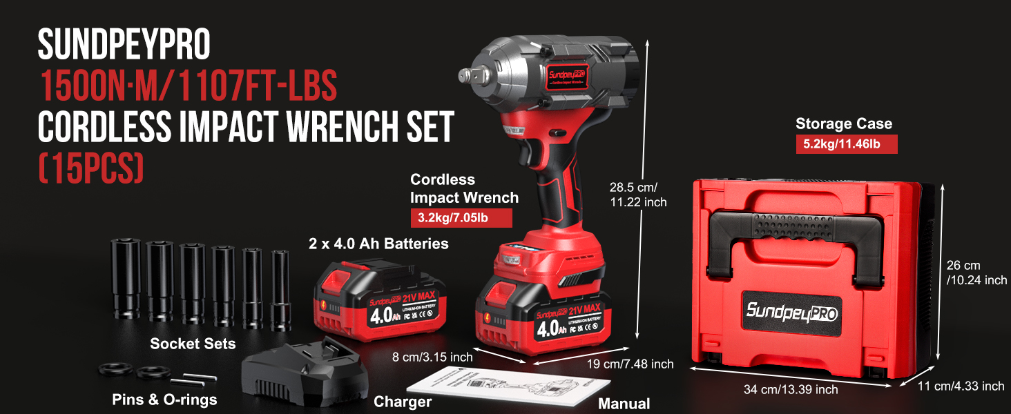 battery powered impact wrench